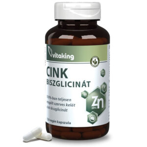 Vitaking Cink Biszglicinát kapszula - 120db