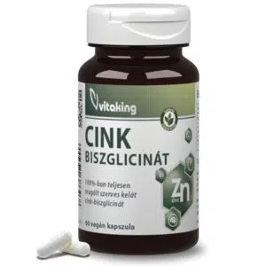 Vitaking Cink Biszglicinát kapszula - 60db