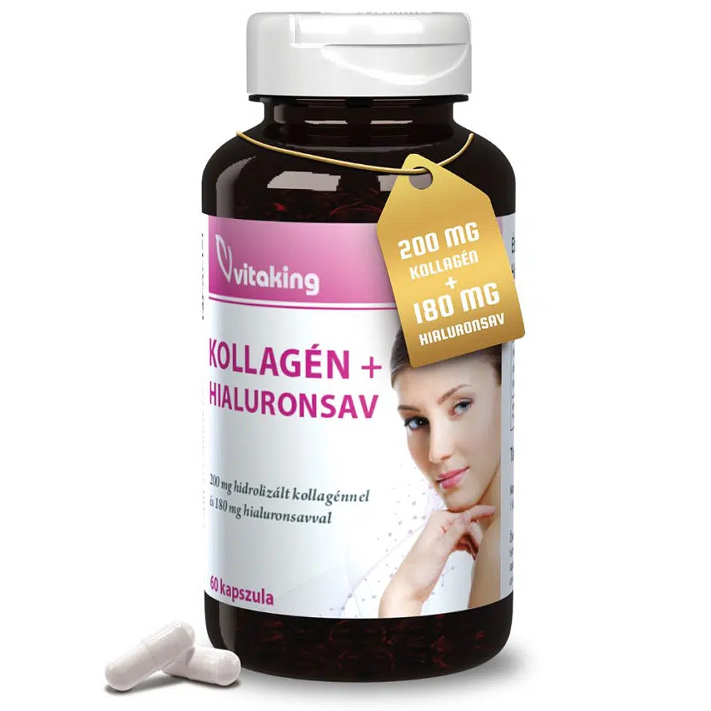 Vitaking Kollagén+Hialuronsav kapszula - 60db Vitaking Kollagén+Hialuronsav kapszula - 60db