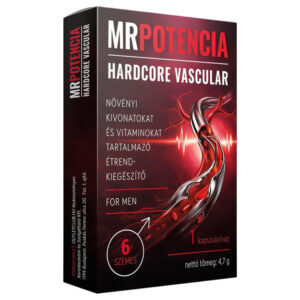 Mr. Potencia Hardcore Vascular potencianövelő kapszula - 6db