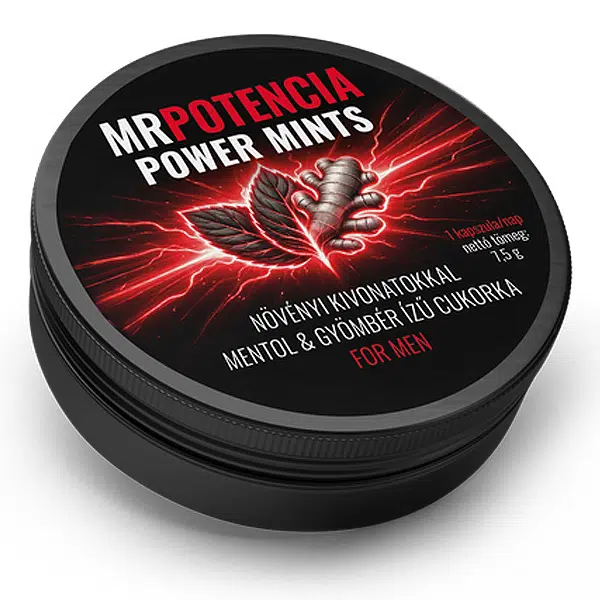 Mr. Potencia Power Mints potencianövelő cukorka - 10db Mr. Potencia Power Mints potencianövelő cukorka - 10db
