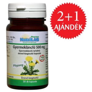 Nutrilab Gyermekláncfű kapszula 2+1 AKCIÓ - 3x30db
