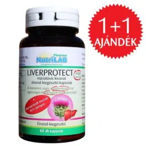 Nutrilab Liverprotect Máriatövis kivonat kapszula 1+1 AJÁNDÉK - 2x60db