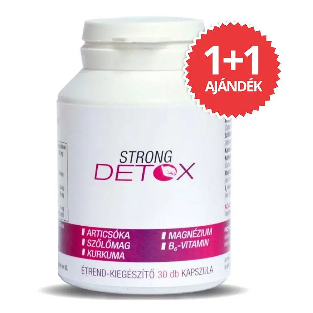 Strong Detox kapszula 50% TOP AKCIÓ - 30+30db Strong Detox kapszula 50% TOP AKCIÓ - 30+30db