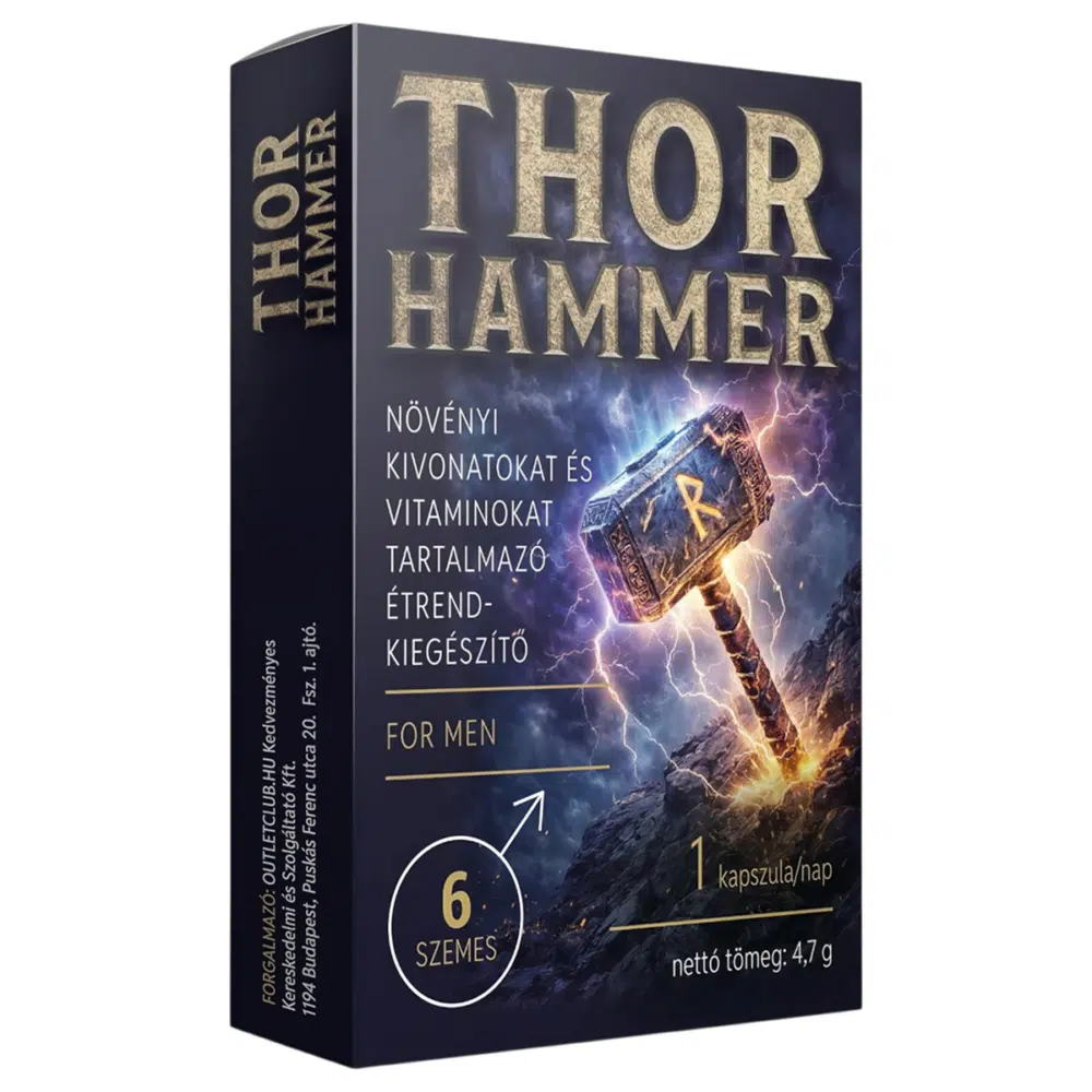 Thor Hammer teljesitményfokozó kapszula - 6db Thor Hammer teljesitményfokozó kapszula - 6db