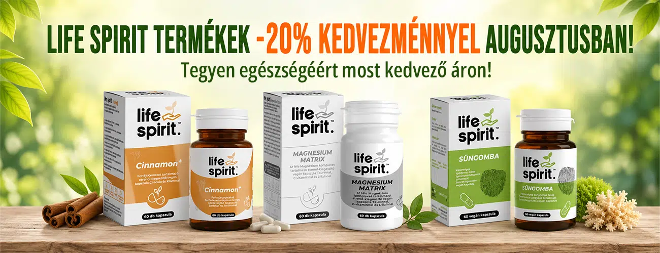 Life Spirit -20% kedvezménnyel kedvezménnyel!