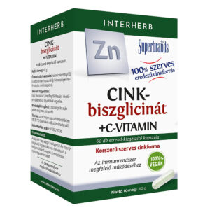 Interherb Cink-biszglicinát+C-vitamin kapszula - 60db