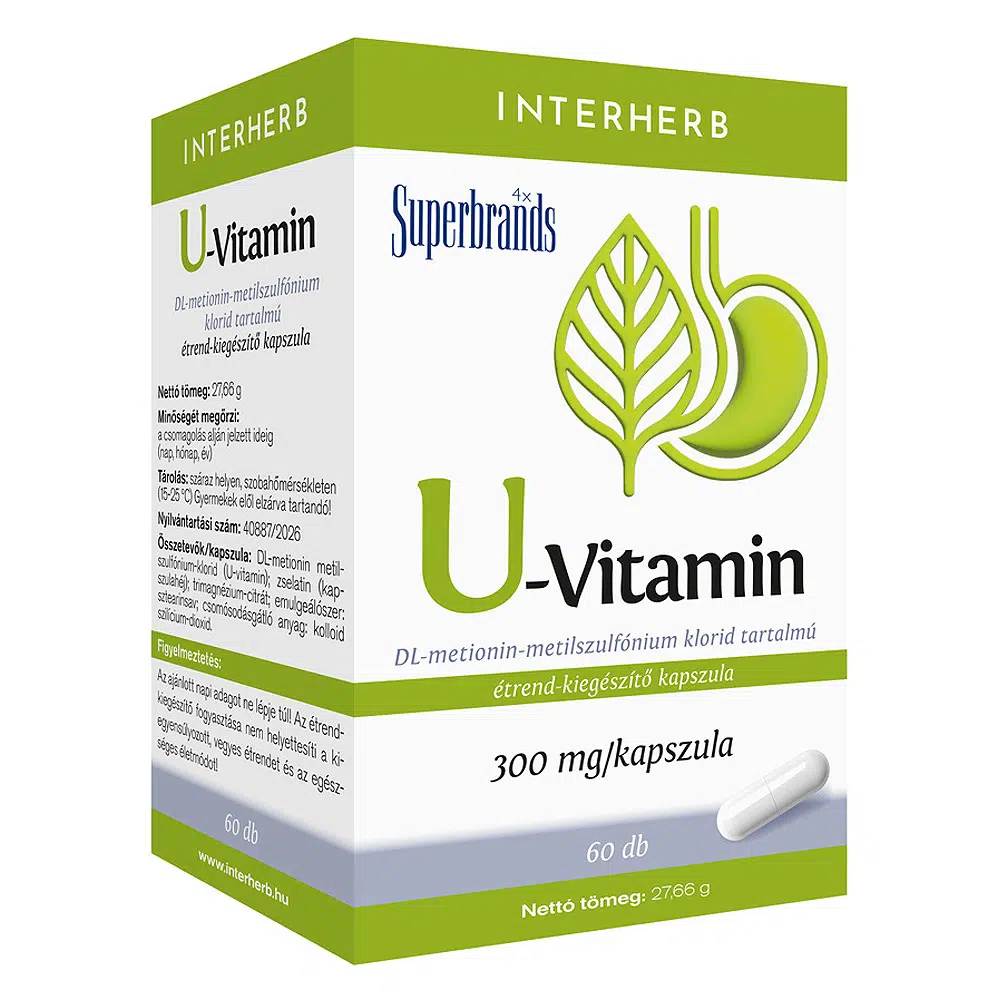Interherb U-vitamin kapszula - 60db Interherb U-vitamin kapszula - 60db