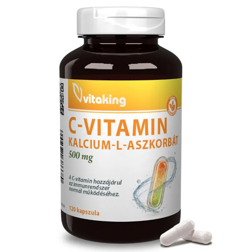 Vitaking C-vitamin Kalcium L-Aszkorbát kapszula - 120db Vitaking C-vitamin Kalcium L-Aszkorbát kapszula - 120db