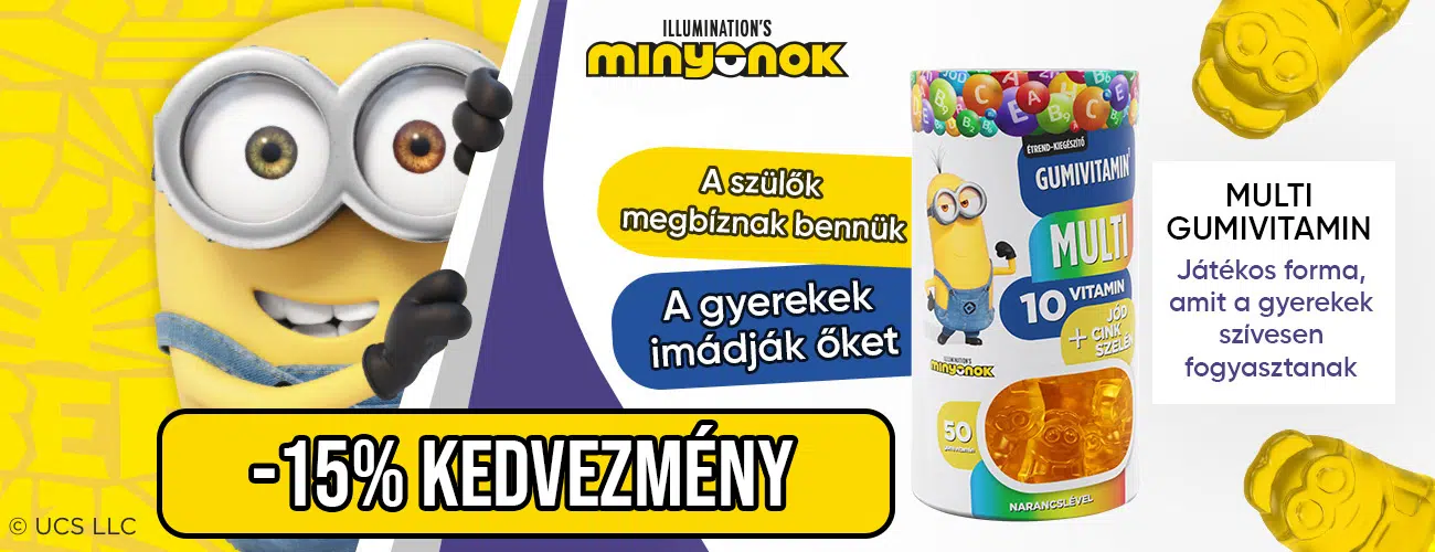 MINYONOK Multivitamin -15% kedvezménnyel!