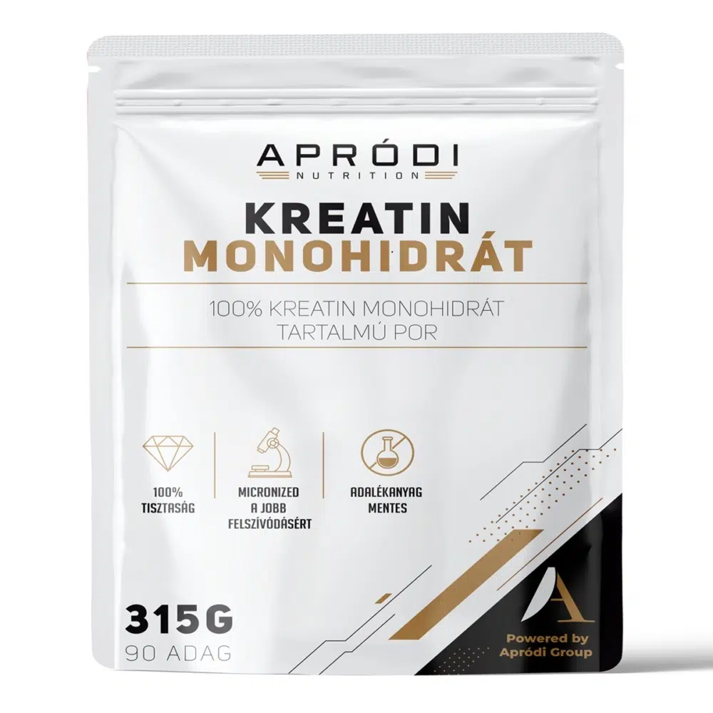 APRÓDI Kreatin Monohidrát por - 315g APRÓDI Kreatin Monohidrát por - 315g