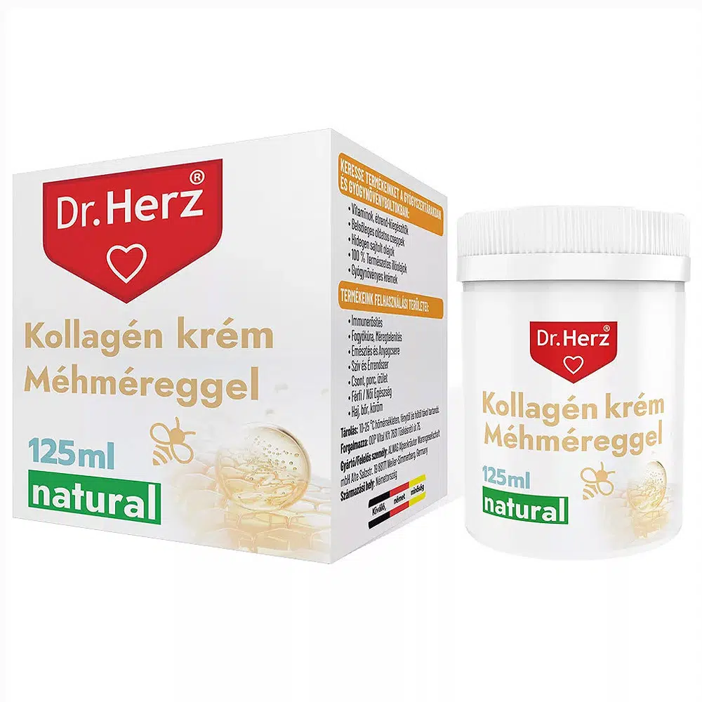 Dr. Herz Kollagén krém méhméreggel - 125ml Dr. Herz Kollagén krém méhméreggel - 125ml