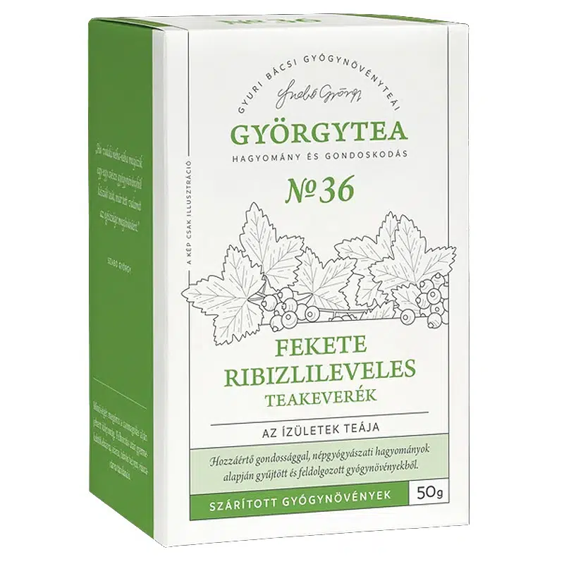 Györgytea Fekete ribizlileveles teakeverék - 50g Györgytea Fekete ribizlileveles teakeverék - 50g