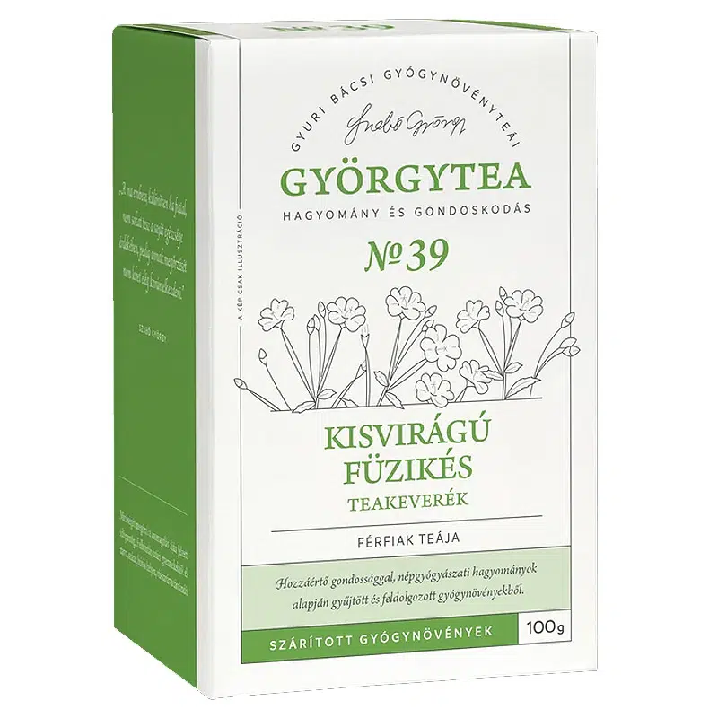 Györgytea Kisvirágú füzikés teakeverék - 100g Györgytea Kisvirágú füzikés teakeverék - 100g