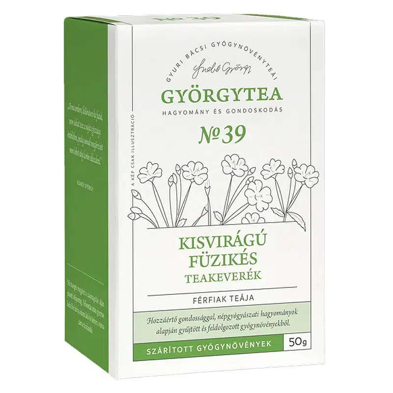 Györgytea Kisvirágú füzikés teakeverék - 50g Györgytea Kisvirágú füzikés teakeverék - 50g
