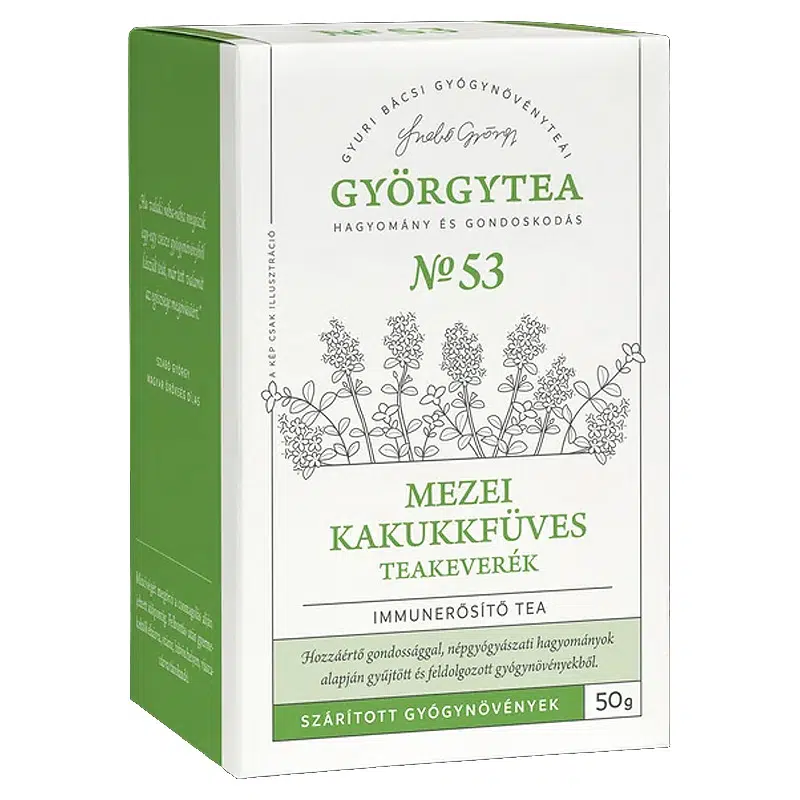Györgytea Mezei kakukkfüves teakeverék - 50g Györgytea Mezei kakukkfüves teakeverék - 50g