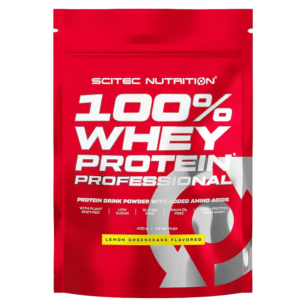 Scitec Nutrition 100% Whey Protein Professional citrom-sajttorta - 400g Scitec Nutrition 100% Whey Protein Professional citrom-sajttorta - 400g