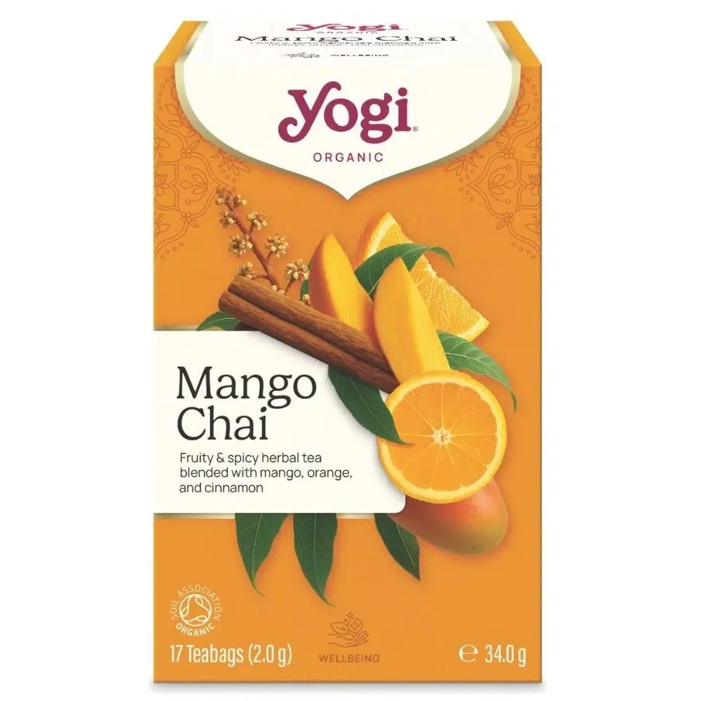 Yogi Mango chai bio tea 17 filter 34g Yogi Mango chai bio tea 17 filter 34g