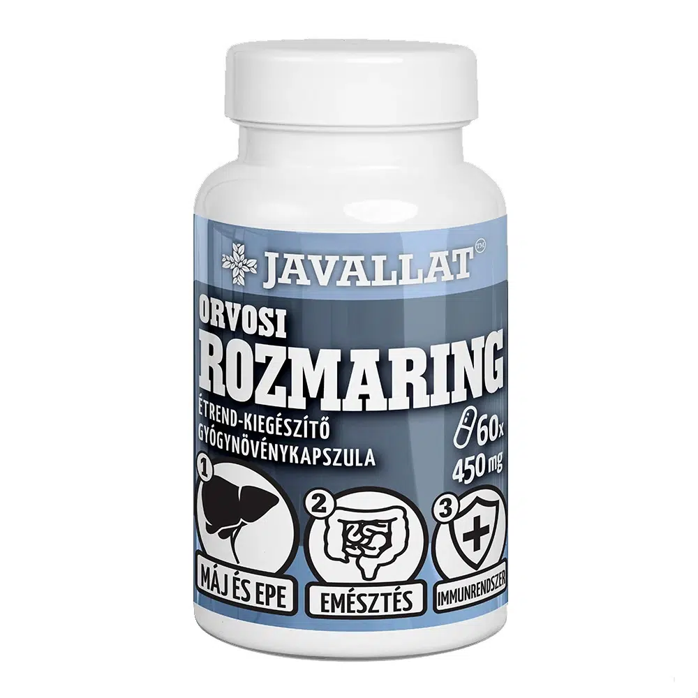 Javallat Orvosi rozmaring kapszula 60db Javallat Orvosi rozmaring kapszula 60db