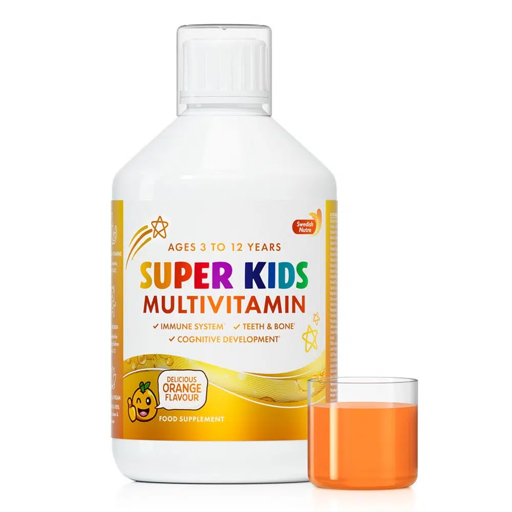Swedish Nutra Super Kids folyékony multivitamin gyerekeknek 500ml Swedish Nutra Super Kids folyékony multivitamin gyerekeknek 500ml