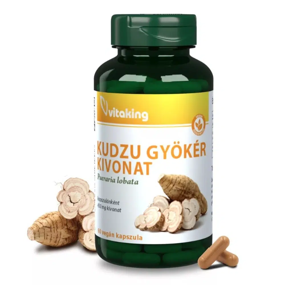 Vitaking Kudzu gyökér kivonat kapszula 60db Vitaking Kudzu gyökér kivonat kapszula 60db